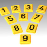 Plastmasas marķēšanas numuri GEA (Nr. 0-9)