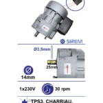 Dzesētāja reduktors Sirem R1C225F2BC