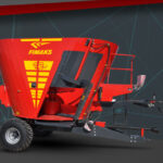 Vertikālais barības maisītājs izdalītājs FMV12L