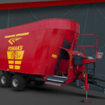 Vertikālais barības maisītājs izdalītājs FMV24F