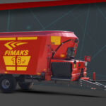 Vertikālais barības maisītājs izdalītājs FMV16F