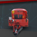 Vertikālais barības maisītājs izdalītājs FMV18F