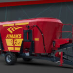 Vertikālais barības maisītājs izdalītājs FMV16L