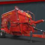 Horizontālais barības maisītājs izdalītājs FMHII 8