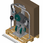 XScrape Chain AT III – 0,75 kW skreperu stacija, BT