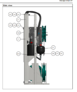 XScrape Chain AT III – 0,75 kW skreperu stacija, BT - Image 5