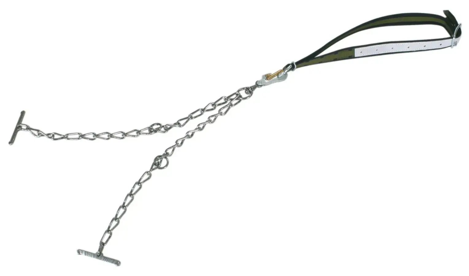 12414 Kakla siksna 130x4cm ar ķēdi 6mm(ar karabīni) - Image 1