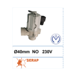 Drenāžas solenoīda vārsts Müller NO, DN 40, 230 V, IP 65/IP 68