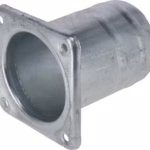 Flancis kvadrātveida ar šļūtenes galu 6"