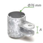 Eņģe ar 2-vām ausīm ZWR-ROL