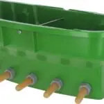 Teļu barošanas trauks Multi Feeder, 5 lateksa pupi ar eleastīgiem turētājiem, 30 L