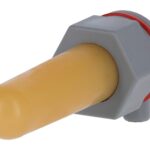 Pieskrūvējams vārsts ar lateksa knupi (teļu barošanas spainim)