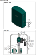 Stūra ritenis ar korpusu –  (HD) XScrape stacijai, ķēdei - Image 2