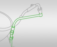 Grozāms dozēšanas pistoles turētājs