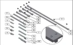 Stiprinājumu komplekts M12x25Duplex(8 gab.) combiscraper - RDB - Image 2