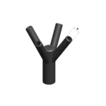 4-virzienu sadalītājs Ø12 mm – savienojums mazgāšanas ligzdām