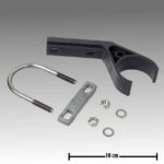 Caurules turētājs D50/52 (komplekts, U-bolt)