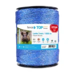 Elektriskā gana striķis polywire 3 mm, zils – 1000 m, 0,17 Ω/m - Image 2