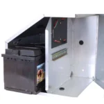 Fencee – drošības kaste elektriskajam ganam un akumulatoram ar montāžas stabu un saules regulatoru 10 A (40, 100, 200 W) - Image 5
