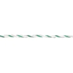 Elektriskā gana striķis polywire 3 mm, zaļi-balts – 1000 m, 0,18 Ω/m - Image 4