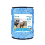 Elektriskā gana striķis polywire 3 mm, zils – 400 m, 0,17 Ω/m - Image 2