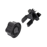 Skrūvējams elektriskā gana izolators vadam līdz 12 mm, mietiem Ø10–12 mm, 10 gab. - Image 2