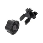 Skrūvējams elektriskā gana izolators vadam līdz 12 mm, mietiem Ø10–12 mm, 10 gab. - Image 2