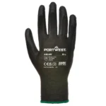 Cimdi AB129 - PU Palm melni