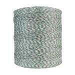 Ganību aukla (polywire) Ø 2,5 mm, zaļi-balta, 1000 m - Image 2