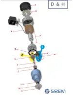 Dzesēšanas ventilatora plastmasas aizsargvāks SIREM motoreduktoriem – D, H, F, L, M un N tips - Image 3