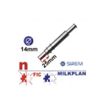 Izejas vārpsta SIREM D tipa reduktoriem, Ø14 × 55 mm