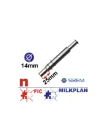 Izejas vārpsta SIREM D tipa reduktoriem, Ø14 × 55 mm