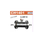 Nerūsējošā tērauda adapters Definox Ø76 ar Clamp 25 pieslēgumu