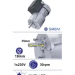 Reduktors R1C225M2BC 30-36 apgr./min 230V (Mueller)