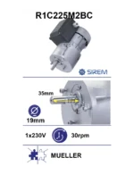 Reduktors R1C225M2BC 30-36 apgr./min 230V (Mueller)