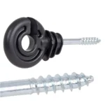 Gredzenveida izolators ar skrūvi vadam līdz 12 mm, elektriskajam ganam, 100 gab. - Image 4