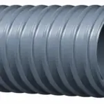 PVC ventilācijas un nosūkšanas šļūtene, Ø110 mm, pelēka