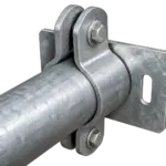 Sienas atbalsta kronšteins caurulei, 1½″, Ø48 mm, ar divām skrūvēm